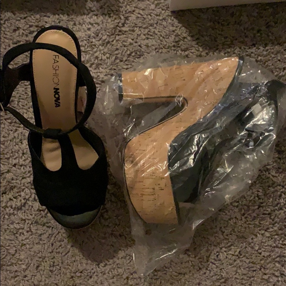 Black heels